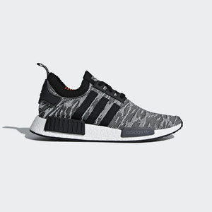 Nmd_r1 primeknit schuh clearance grey/core black/solar red